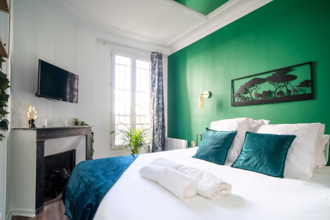 Suite L'Eclipse Paris, Logement Avec Jacuzzi, A 10 Minutes Des Champs Elysees Levallois-Perret Luaran gambar